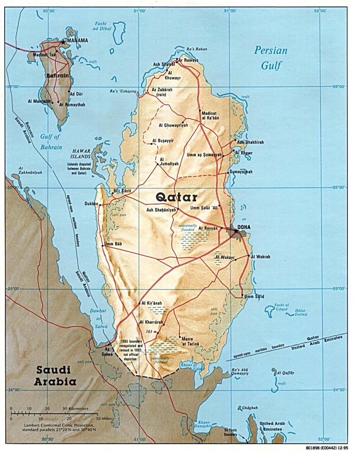Катар пълна картата